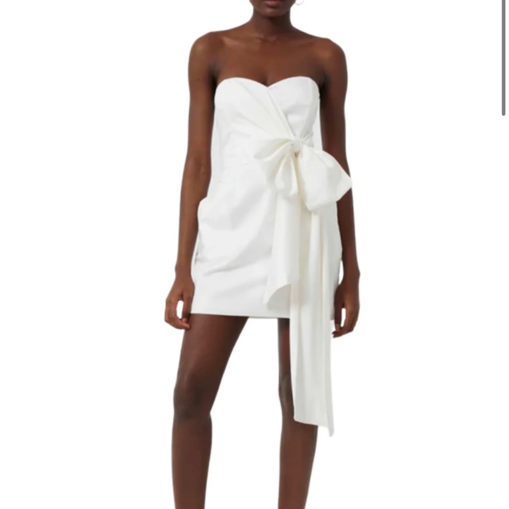 French connection strapless dress